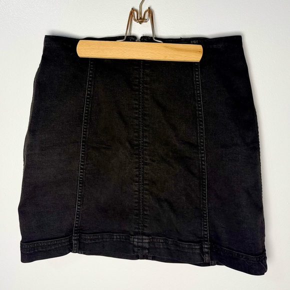 Free People Modern Femme Black Bodycon Pencil Skirt | 12 - Picture 1 of 7